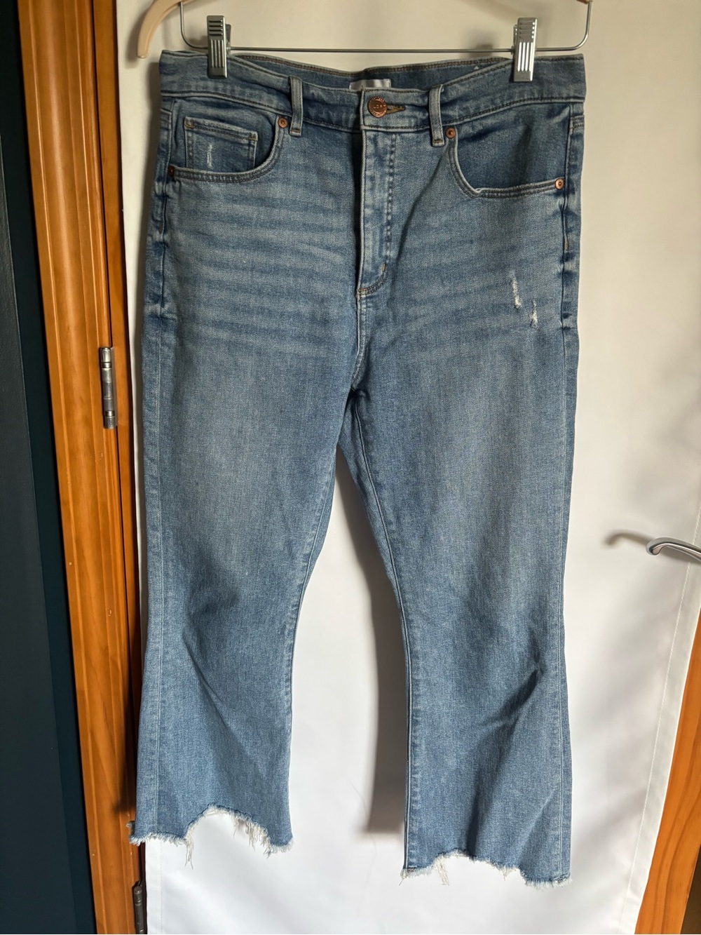 LOFT Women's Skinny Jeans in Medium Blue Denim